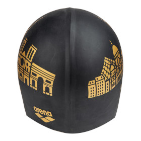 Bonnet ARENA FLAT SILICONE SKYLINE Black - Edition Limitée Paris 2026 