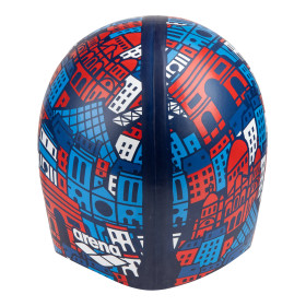 Bonnet ARENA FLAT SILICONE SKYLINE Navy Allover - Edition Limitée Paris 2026 