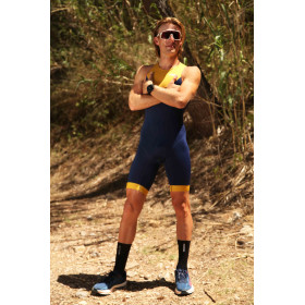 MAKO GOLD /NAVY TEAM - Trifonction Homme Triathlon