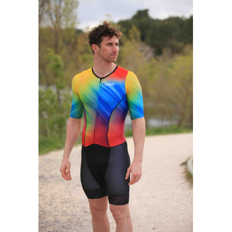 MAKO FADE OUT RAINBOW PRO SET-IN LD - Trifonction Homme Triathlon | Les4Nages