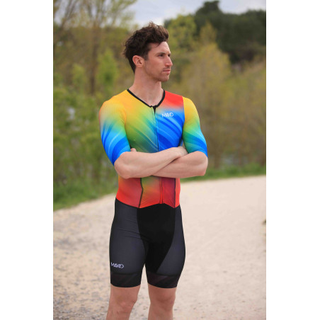 MAKO FADE OUT RAINBOW PRO SET-IN LD - Trifonction Homme Triathlon | Les4Nages