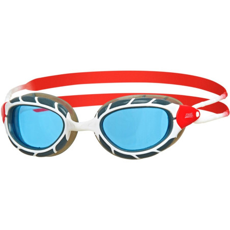 Zoggs PREDATOR WHITE RED TINT - Regular Fit - Lunettes Triathlon et natation | Les4Nages Zoggs PREDATOR WHITE RED TINT - Regular Fit - Lunettes Triathlon et natation | Les4Nages