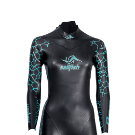 Sailfish Women's One 8 - Combinaison Triathlon Femme Néoprène - DESTOCKAGE dans la limite des disponibilités