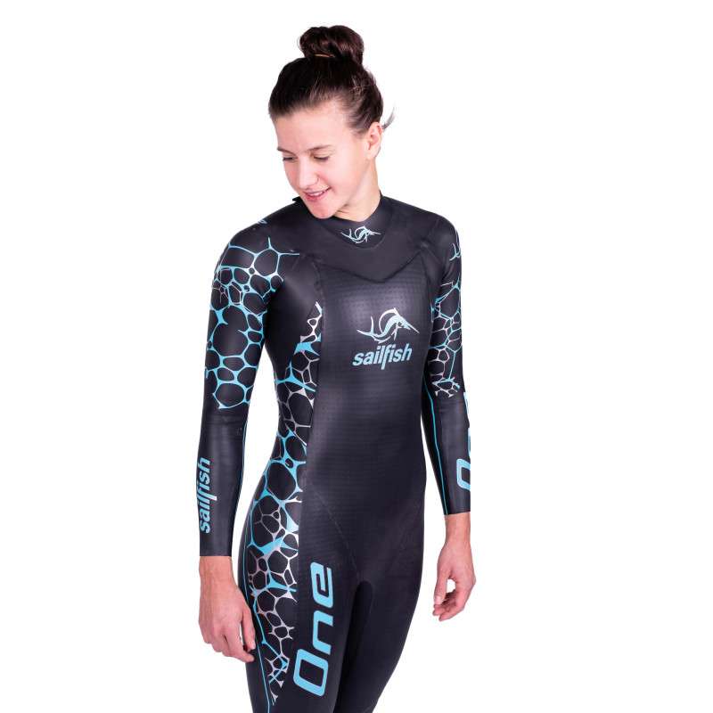 Sailfish Women's One 8 - Combinaison Triathlon Femme Néoprène - DESTOCKAGE dans la limite des disponibilités | Les4Nages