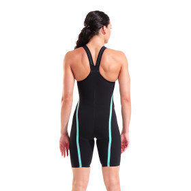 ARENA Powerskin Carbon Air 3 black - teal Dos Fermé - Combinaison Natation Femme
