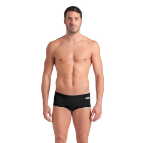 Arena Men's Team SOLID Low Waist Short Black White - Boxer Natation Homme