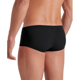 Arena Men's Team SOLID Low Waist Short Black White - Boxer Natation Homme
