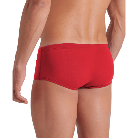 Arena Men's Team SOLID Low Waist Short Red White - Boxer Natation Homme | Les4Nages