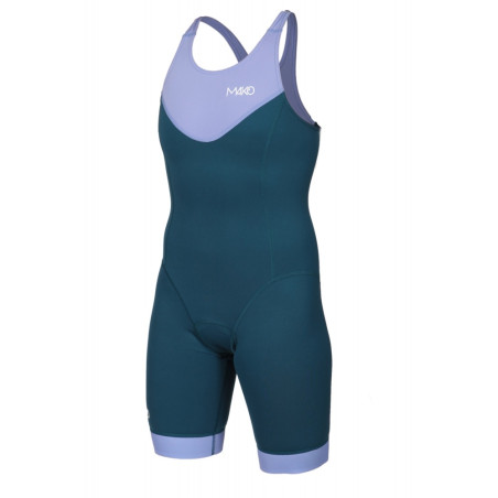 MAKO Team Liliac Petrol - Trifonction Femme Triathlon Sans Manches | Les4Nages MAKO Team Liliac Petrol - Trifonction Femme Triathlon Sans Manches | Les4Nages