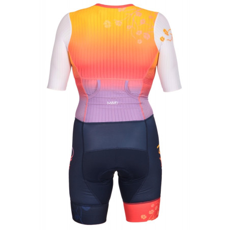 MAKO Pro Set-IN Blossom - Trifonction Femme Triathlon Manches Courtes | Les4Nages MAKO Pro Set-IN Blossom - Trifonction Femme Triathlon Manches Courtes | Les4Nages