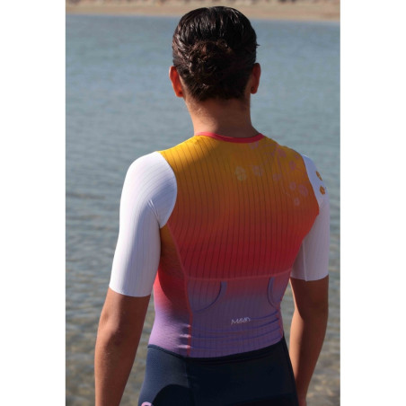 MAKO Pro Set-IN Blossom - Trifonction Femme Triathlon Manches Courtes | Les4Nages MAKO Pro Set-IN Blossom - Trifonction Femme Triathlon Manches Courtes | Les4Nages