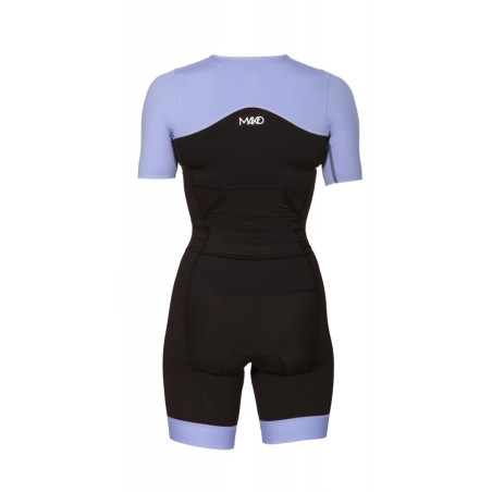 MAKO Team Set-In Lilac/Black - Trifonction Femme Triathlon Manches Courtes | Les4Nages