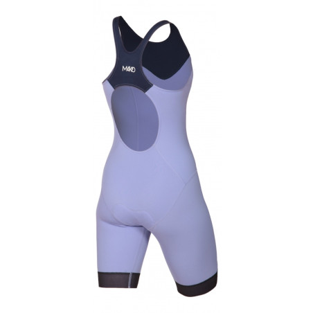 MAKO Team Navy Lilac - Trifonction Femme Triathlon Sans Manche | Les4Nages