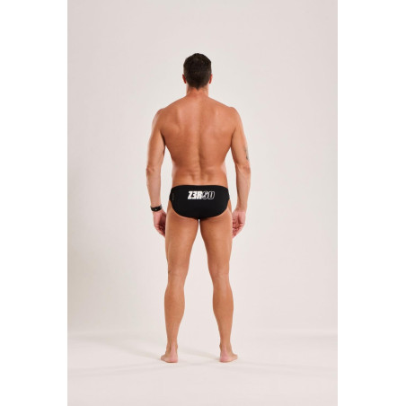 ZEROD Black / Anthracite - Maillot Slip de bain Natation Homme | Les4Nages