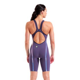 ARENA VELOCE Dos Ouvert (Open Back ) Powerskin Midnight Blue - Combinaison Natation Femme