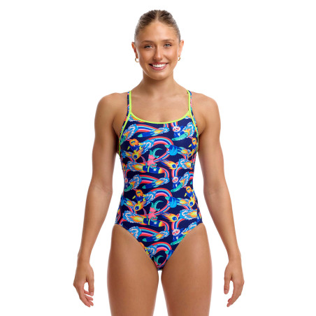 FUNKITA Blast Buddies - Diamond Back - Maillot Femme 1 piece Natatiion | Les4Nages
