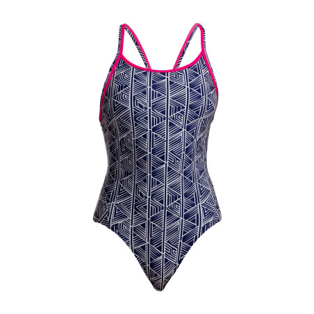 FUNKITA Stickler - Diamond Back - Maillot Femme 1 piece Natatiion | Les4Nages FUNKITA Stickler - Diamond Back - Maillot Femme 1 piece Natatiion | Les4Nages