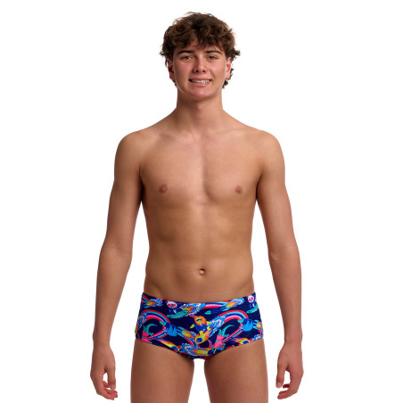 FUNKY TRUNKS (8-12ans) Blast Buddies Sidewinder Trunks - Boxer Natation Garçon | Les4Nages