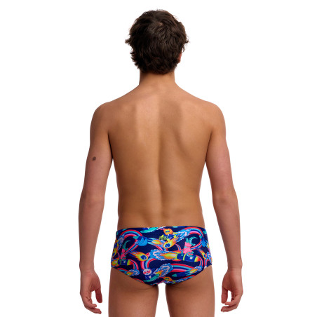 FUNKY TRUNKS (8-12ans) Blast Buddies Sidewinder Trunks - Boxer Natation Garçon | Les4Nages