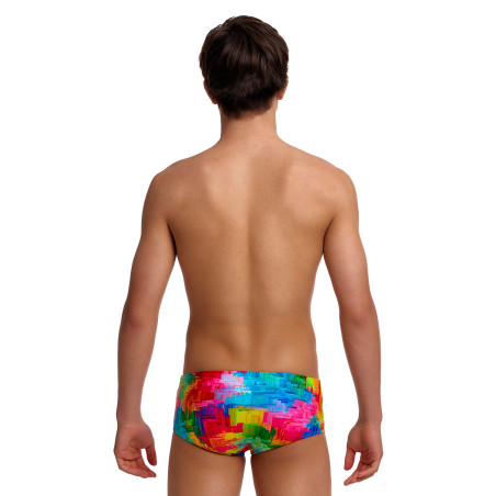 FUNKY TRUNKS (8-12ans) Falling Colours Sidewinder Trunks - Boxer Natation Garçon | Les4Nages