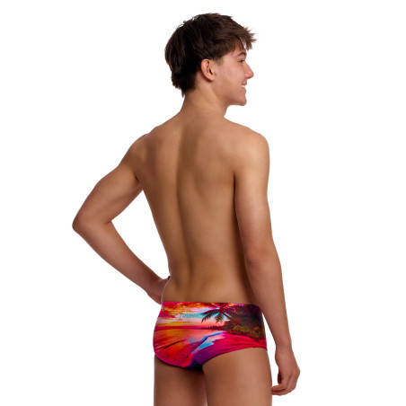 FUNKY TRUNKS (8-12ans) Touch Of Paradise Sidewinder Trunks - Boxer Natation Garçon | Les4Nages