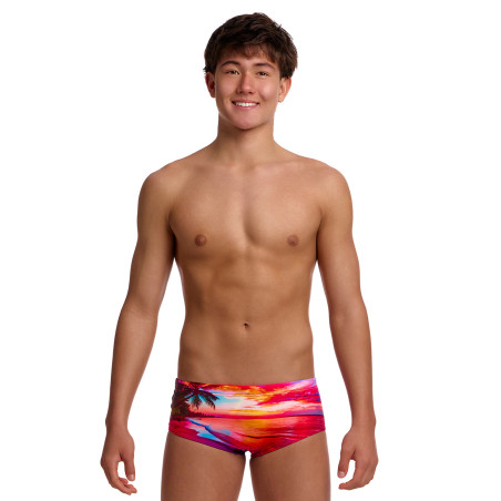 FUNKY TRUNKS (8-12ans) Touch Of Paradise Sidewinder Trunks - Boxer Natation Garçon | Les4Nages
