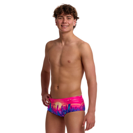 FUNKY TRUNKS (8-12ans) Skyline Drive Sidewinder Trunks - Boxer Natation Garçon | Les4Nages