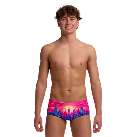 FUNKY TRUNKS (8-12ans) Skyline Drive Sidewinder Trunks - Boxer Natation Garçon | Les4Nages